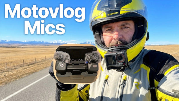 best mic placement motorcycle helmet RUGGED Wired Kit with and 3.5mm Jack My motovlog mic/ camera setup