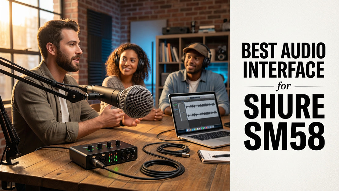 5 Top Audio Interface for Shure SM58 you Need in 2026 – Packapop