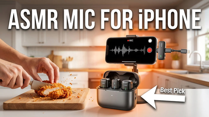 Best ASMR Microphone for iPhone 15, 16 & 17 (Plus Lightning Models)