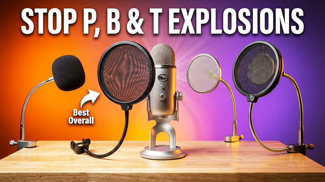 5 Best Pop Filters for Blue Yeti (Stop Popping & Noise)