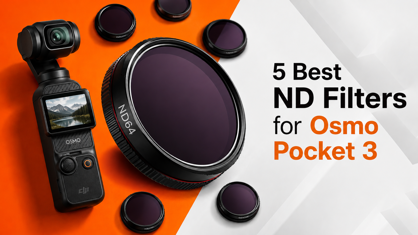 5 Best ND Filters for Osmo Pocket 3, 4 to Control Shutter Speed