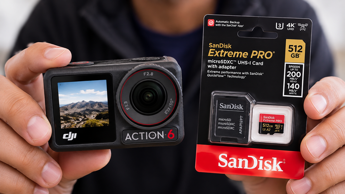 5 Best SD Cards For dji osmo action 6, 5 & 4 of 2026