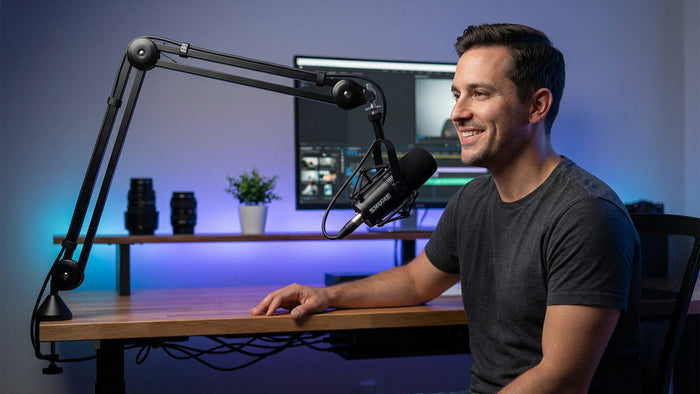 Best Shure MV7X Boom Arm for YouTube Creators (2026 Guide)