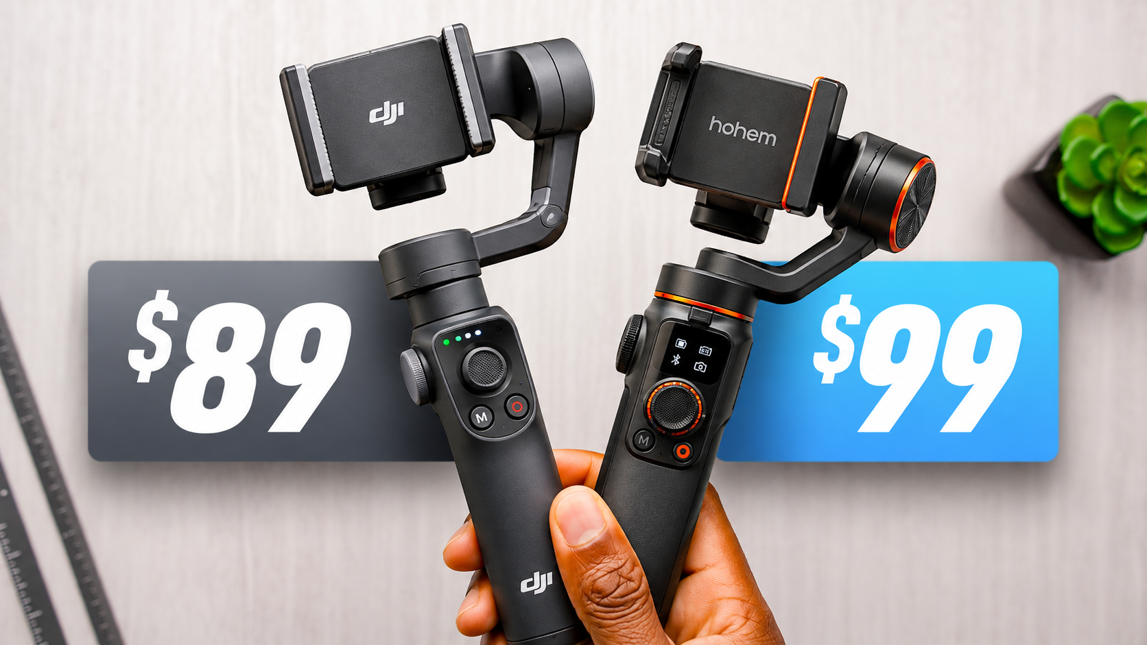 5 Best Smartphone Gimbals Under $100 (DJI vs Hohem)