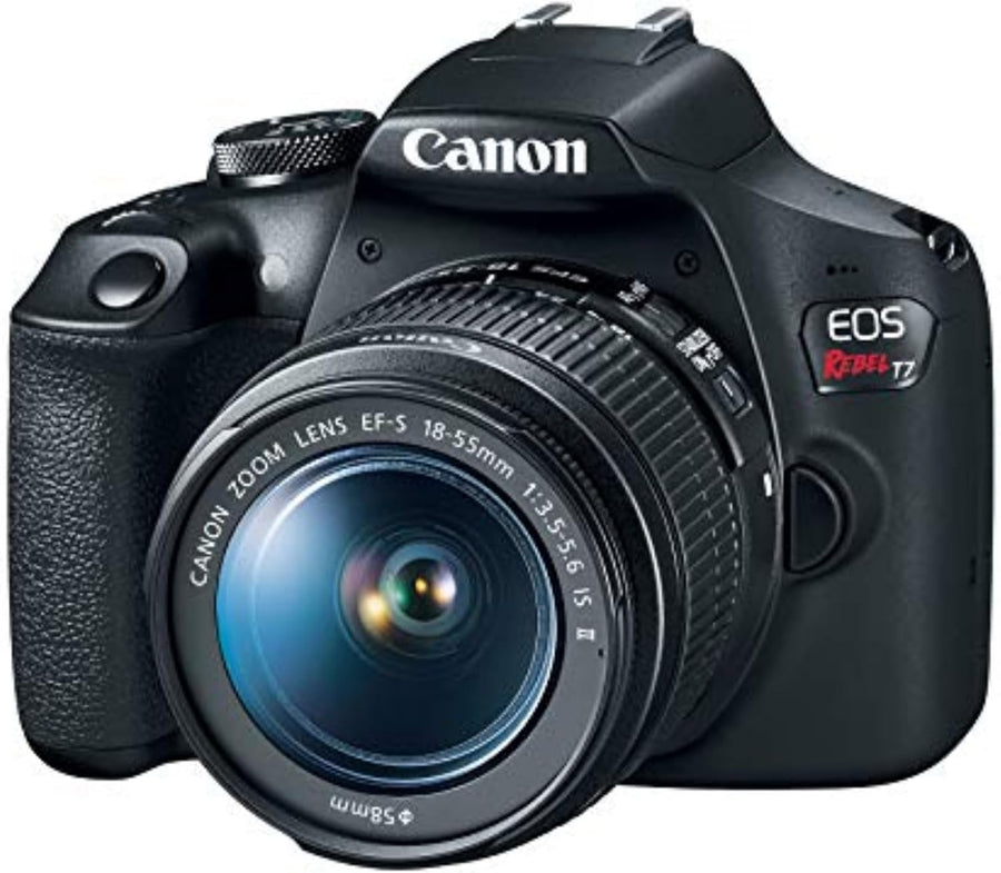 Canon EOS Rebel T7 DSLR Camera – 24.1MP with 18–55mm Lens